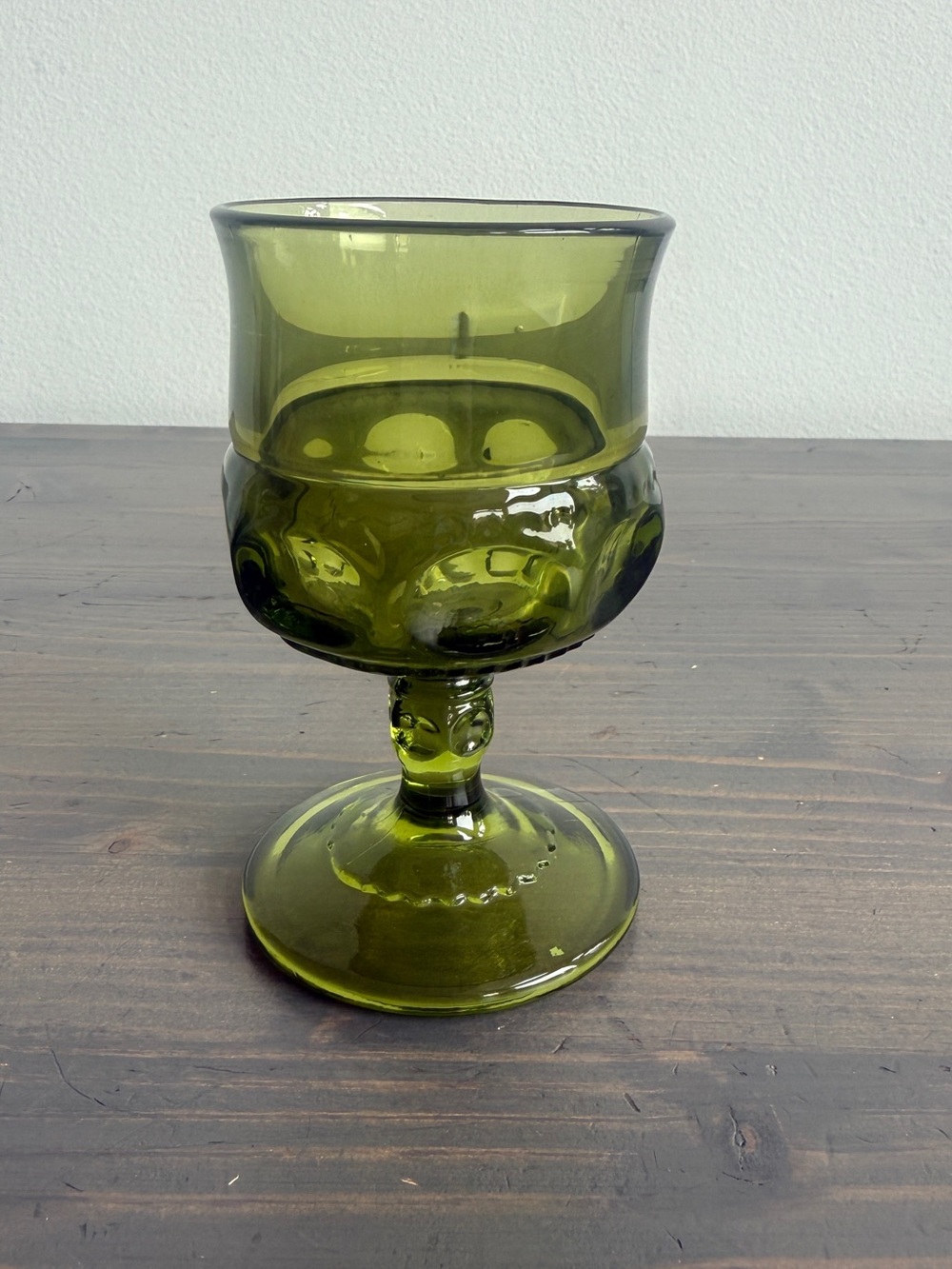 Vintage Indiana Glass company small goblet